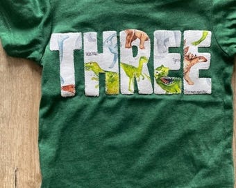 Dinosaur birthday shirt, dinosaur party, dinosaur birthday invitation, dinosaur birthday, Boys Birthday Tee, organic Shirt, Jurassic party