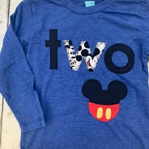 Mickey birthday shirt, boys birthday shirt, birthday shirt for boys, created any age