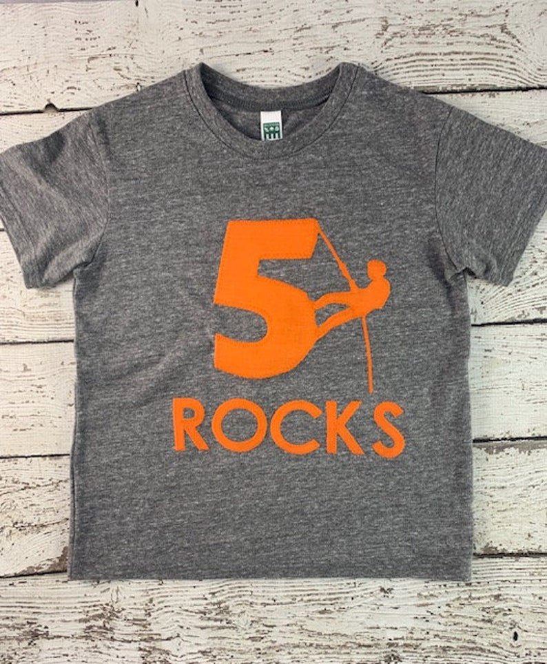 Rock climbing birthday shirt rock climbing shirt rock Etsy