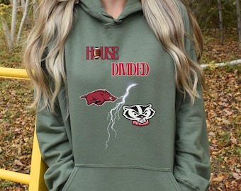 Sweat à capuche pour équipe sportive House Divided, 2 sweats à capuche pour équipe de football pour enfants et adultes