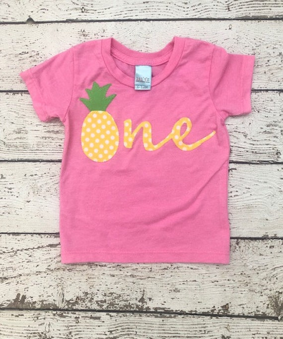 pineapple birthday shirt, pineapple shirt, birthday shirt for girl, pineapple party, tutti frutti, girls birthday shirt, polka dot Il_570xn