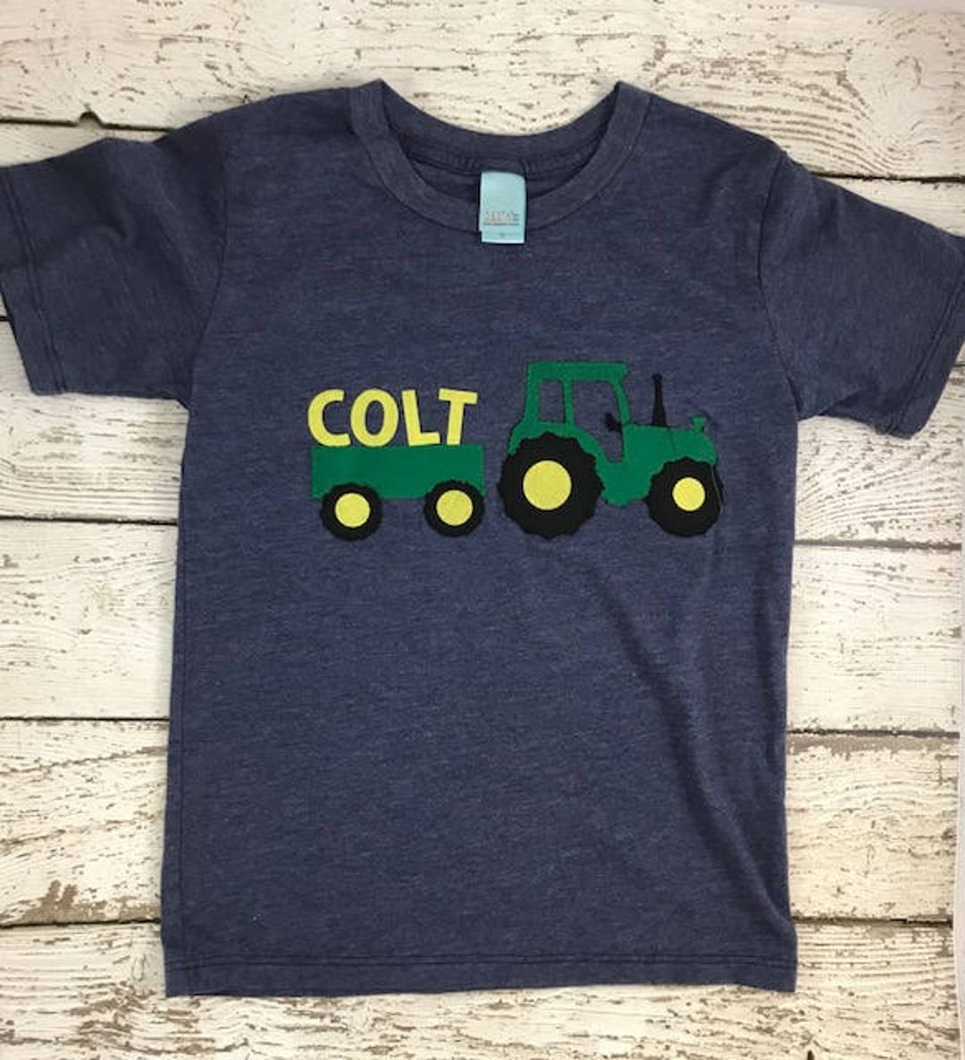 Tractor Shirt Custom Tractor Tee Boys Shirt Tractor - Etsy