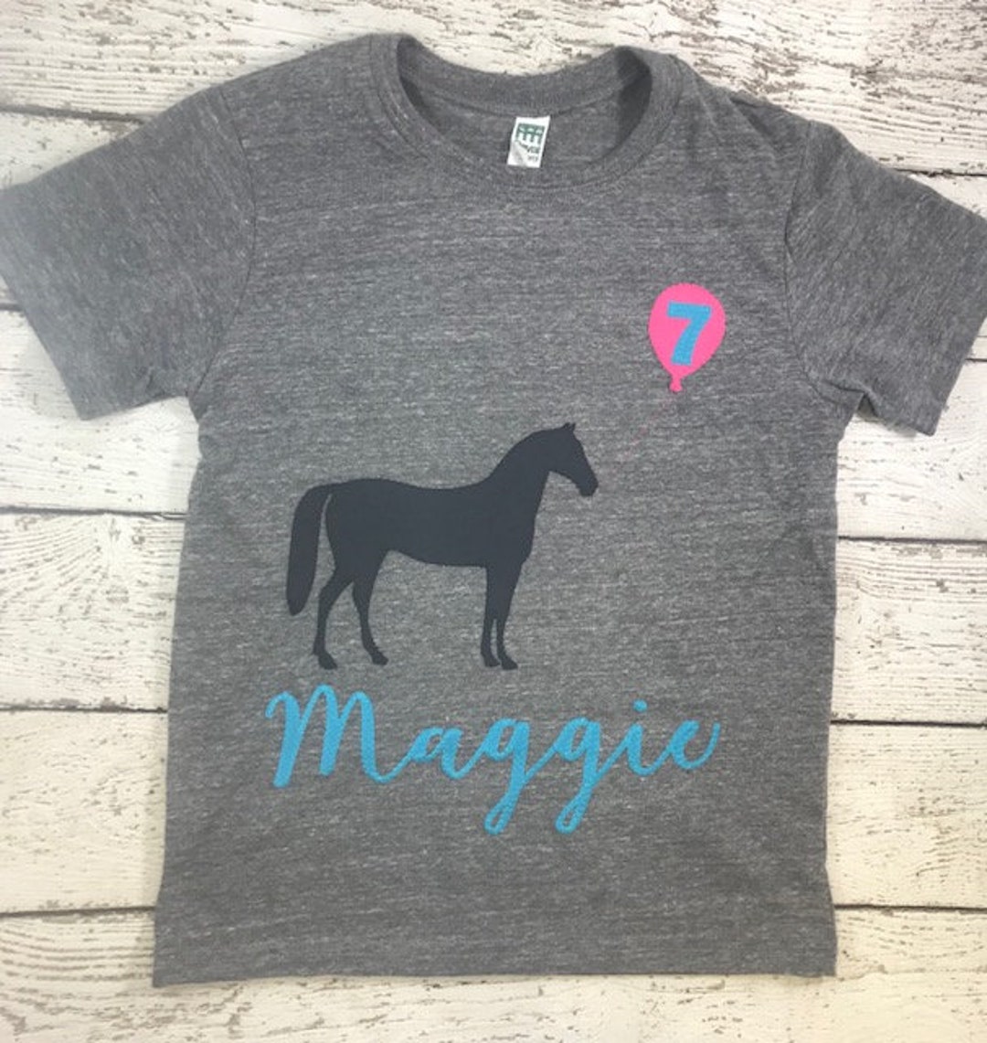 Horse Birthday Shirt, Horse Party, Horse Shirt for Kids, Horse Outfit