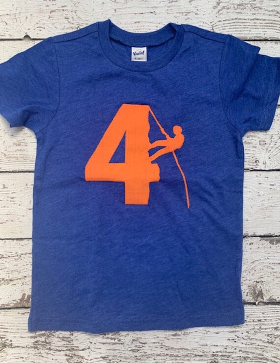 climbing birthday shirt, rock climbing shirt, rock climbing party, parkour party, Sports Birthday shirt, boys birthday shirt Il_570xn