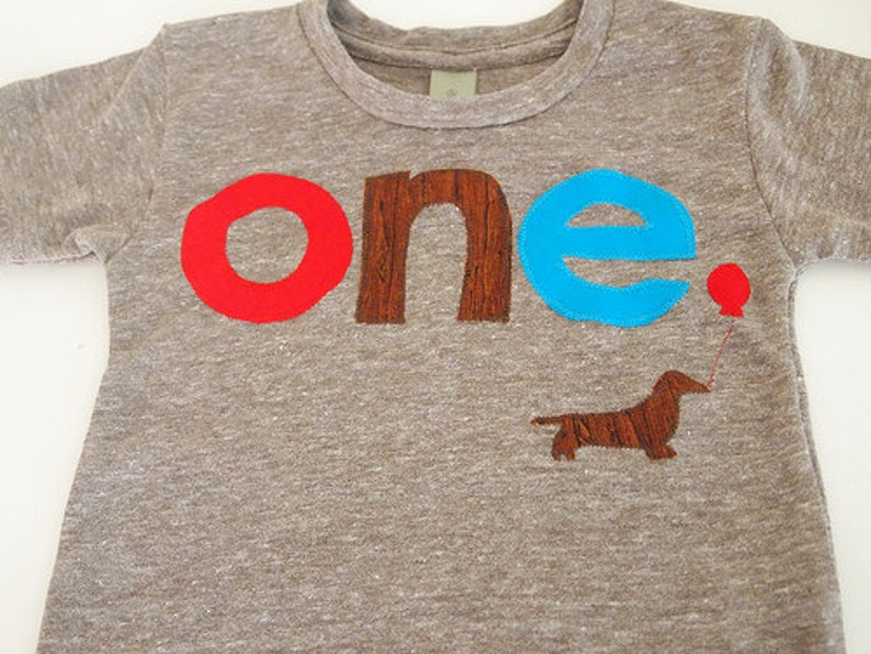 Dog Birthday shirt Customize colors red brown and blue Organic blend tshirt image 2