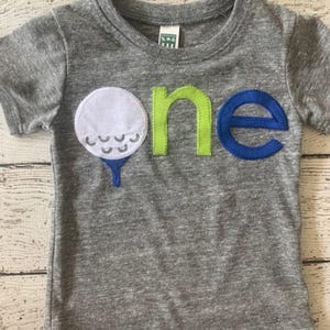 Golf Birthday Shirt, Par-tee tshirt, 1st Birthday Outfit, Hole in One Birthday Golf theme Party t-shirt, Personalized any age family Shirts