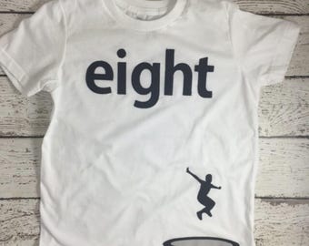 Bounce party, jumping party, bounce party shirt, trampoline party, Sports Birthday shirt, boys birthday shirt, girls birthday shirt