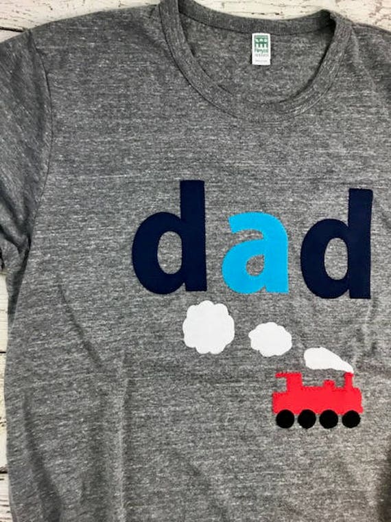 dad shirt, train family shirt, dad tshirt, men's tshirt, men's clothing, train shirt, train party shirt, train dad, family tees, dad tee Il_570xn
