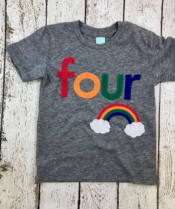 Rainbow birthday shirt, primary colors, birthday shirt, Rainbow Birthday party, rainbow shirt, Rainbow party, Colorful Birthday Shirt Il_570xn