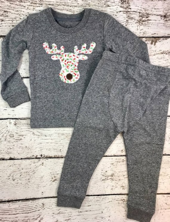 Moose Pajamas, Family Christmas Pajamas, Custom Christmas Pajamas