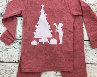Christmas Pajamas, Holiday Pajamas, Christmas pj for boy, Girls Christmas pajama, pajama set, Children's Christmas pajama, kid's pajama