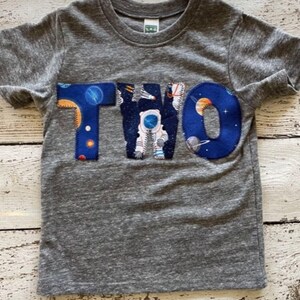 Two Infinity And Beyond Space Party Shirt, Two The Moon Toddler Space Shirt, Space Theme Birthday, Outer Space Solar System Galaxy Party