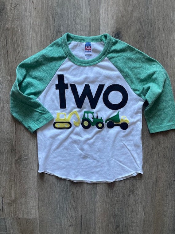 boys truck shirt, birthday shirt, truck birthday shirt, tractor shirt, tractor birthday, boys birthday shirt, dump truck, construction truck Il_570xn