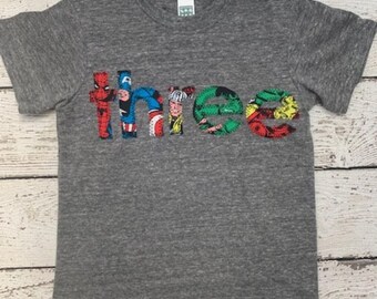 Superhero birthday shirt, superhero shirt, superhero party, superhero tshirt, boys birthday shirt, birthday shirt for boys, any birthday