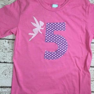 Fairy Birthday Shirt, little fairy birthday, fairy birthday outfit, fairy 5 shirt, fairy age shirt, fairy wing shirt, fairy party shirt