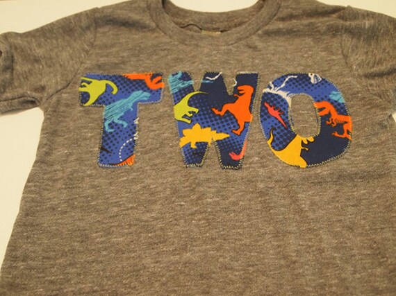 Dinosaur Shirt Boys Birthday Tee Organic Shirt Blend Il_570xn