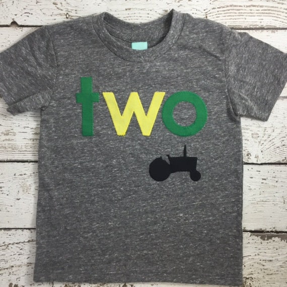 Tractor shirt perfect for farm truck or tractor party boys birthday shirt custom organic blend yellow black Il_570xn