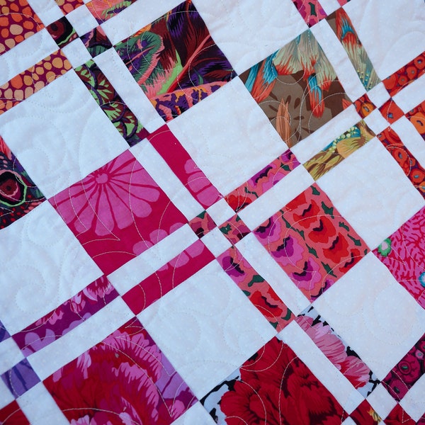 Red and White Quilt Etsy
