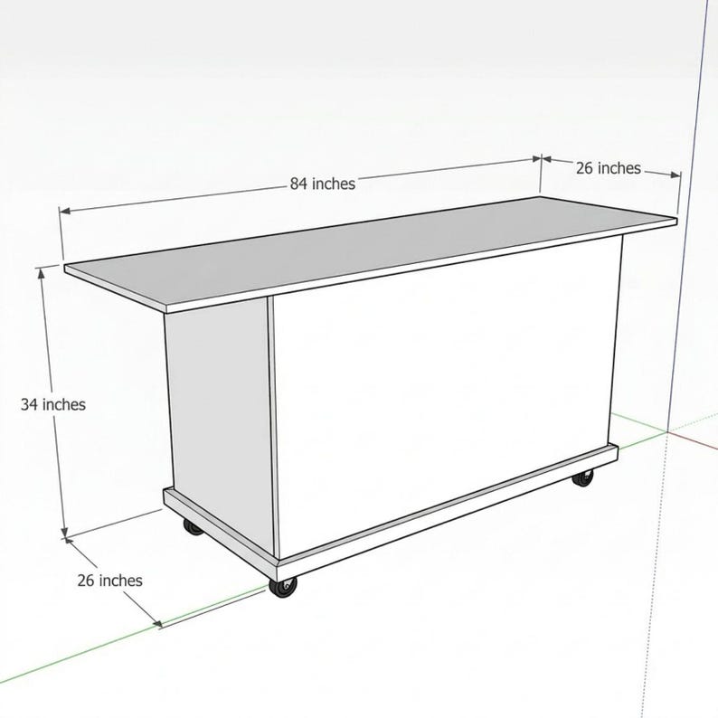 Pancake Cart Plans | Mobile Dessert Bar Blueprint (PDF Download) image 2