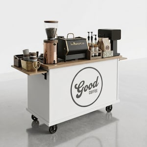 DIY Mobile Kaffeewagen Pläne PDF | Barwagen | Faltbarer Kaffeewagen