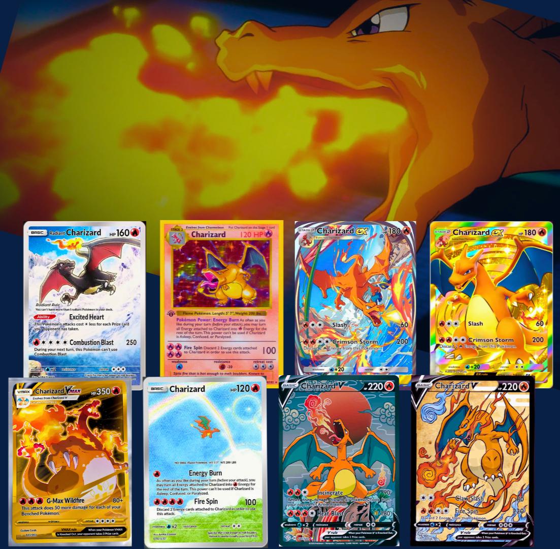 Charizard vmax gold - Etsy 日本