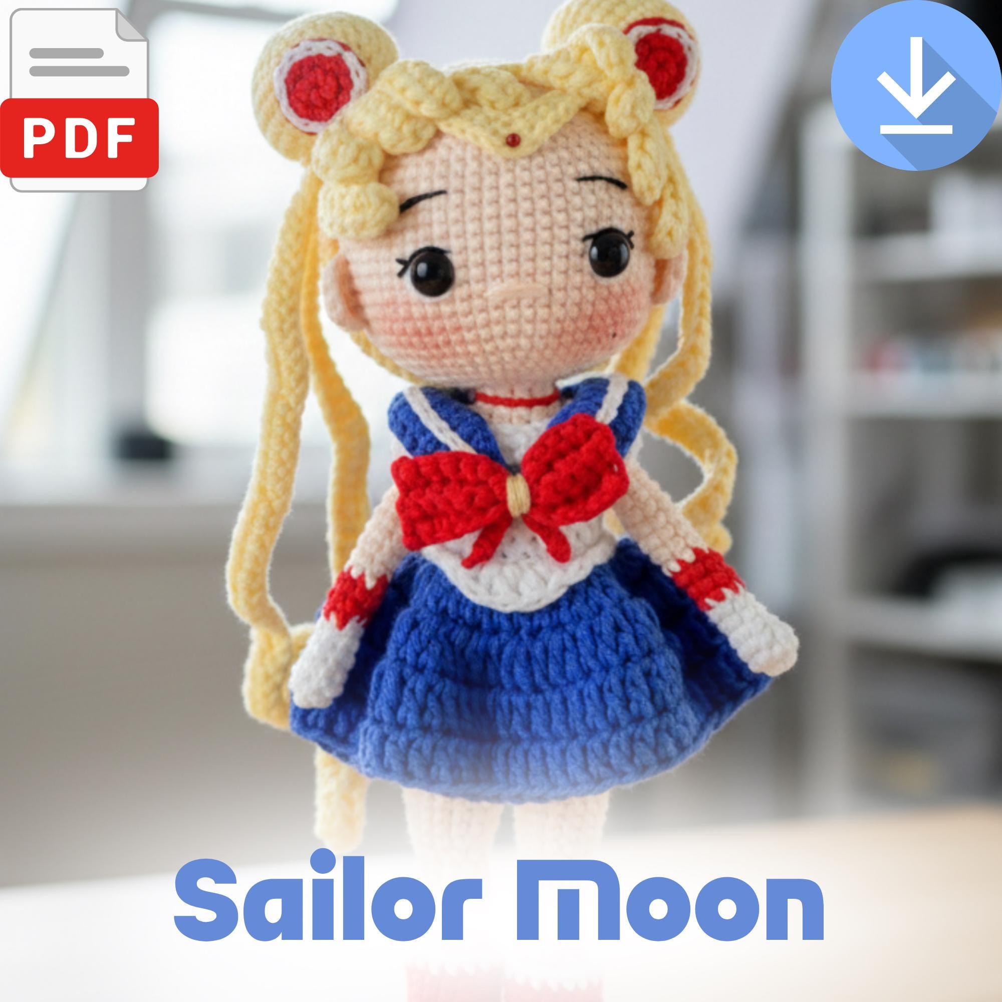 Sailor Moon – Bambola Artigianale Kira Dolls -121, Edizione Limitata, 30 Cm, Spagna
