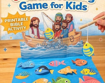 Christian Fishing Game | Printable Bible Story Activity