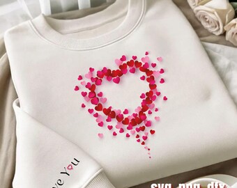 Valentinstag Herz PNG | Rot & Pink Coquette Herz Clipart | Valentinstag Sublimationsdesign | Trendy V-Day PNG | Sofort Download