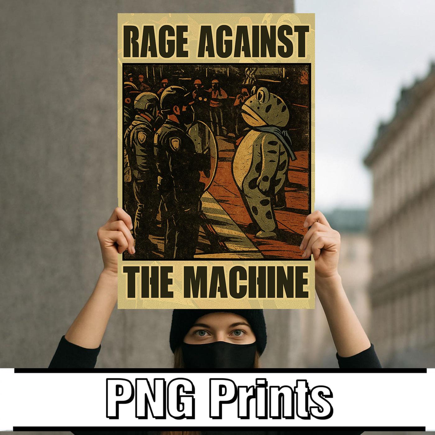 Rage against the machine poster - Etsy 日本