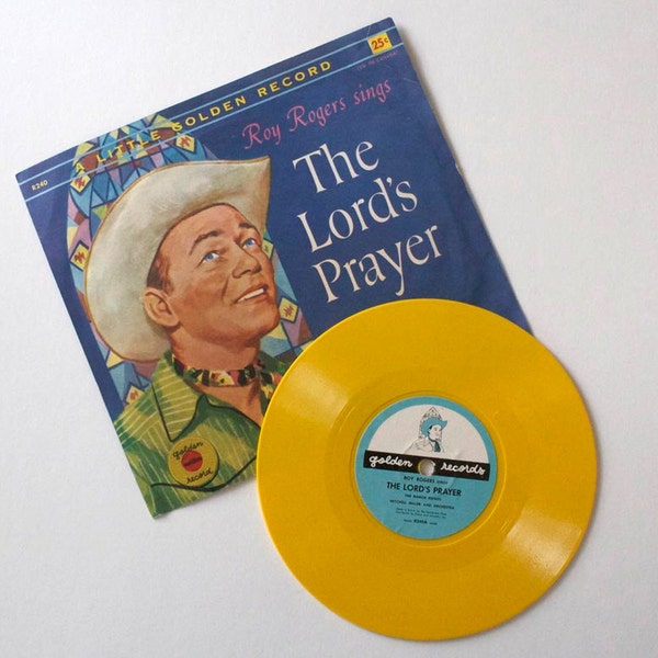 Roy Rogers, Dale Evans sing The Lord's Prayer, Ave Maria, Little Golden Record 78rpm excellent condition