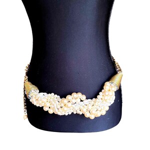 80s Pearl Chain Belt - Etsy display picture 1