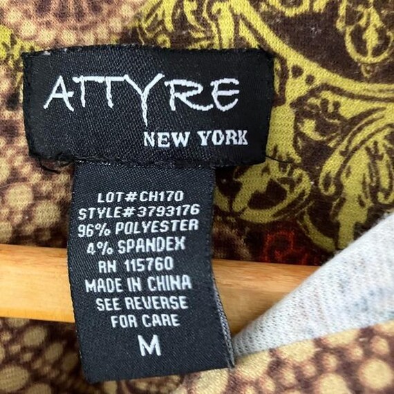 VTG Multicolor Patchwork Zebra  Snakeskin Button … - image 3