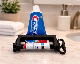 Toothpaste Squeezer – 3 Pack Black Tube Roller for Bathroom Organization