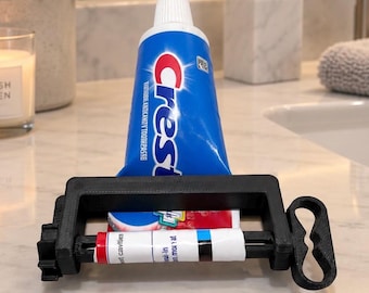Toothpaste Squeezer – 3 Pack Black Tube Roller for Bathroom Organization