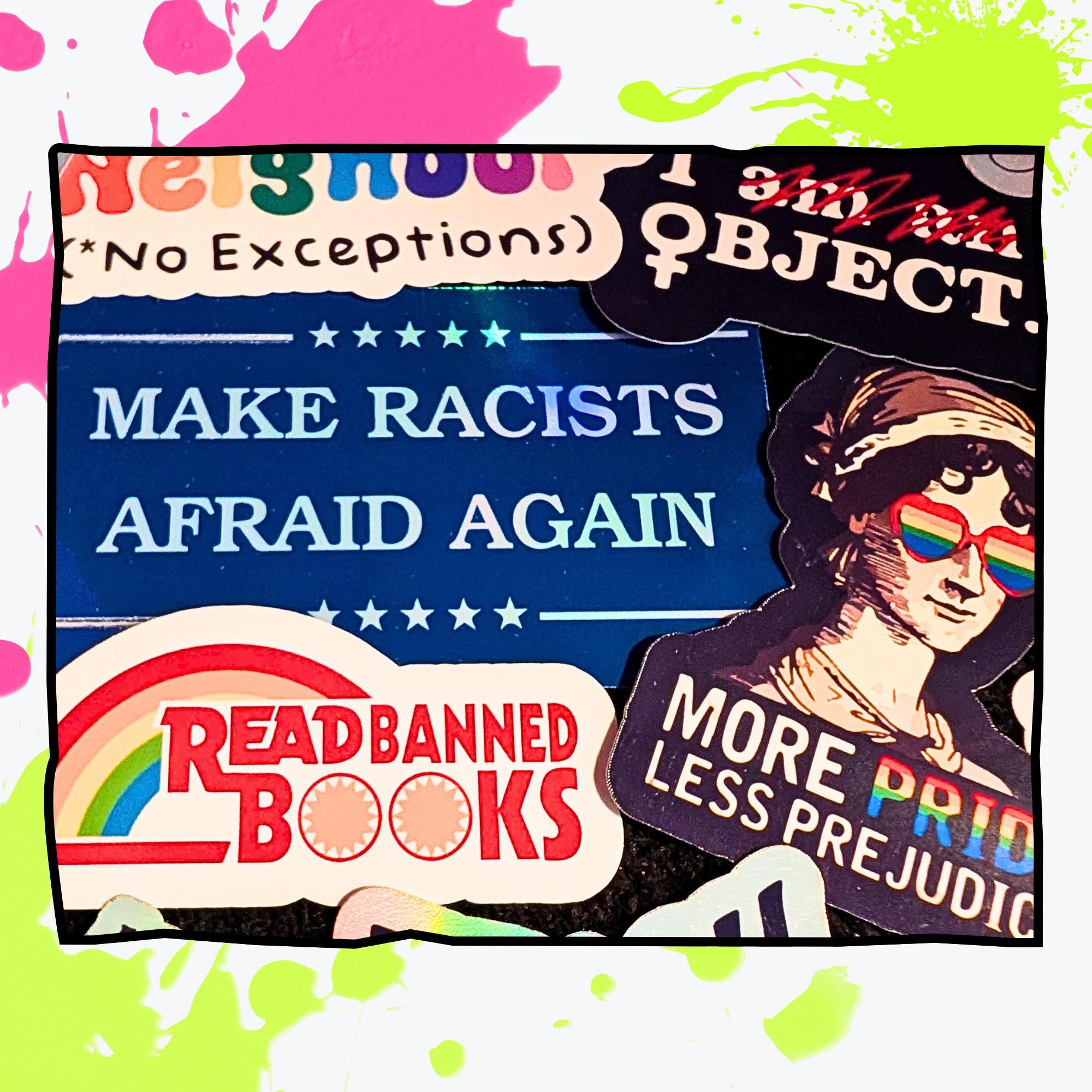 Leftist Activists Leftist Activism Mystery Sticker Pack | Progressive Politics, Social ...