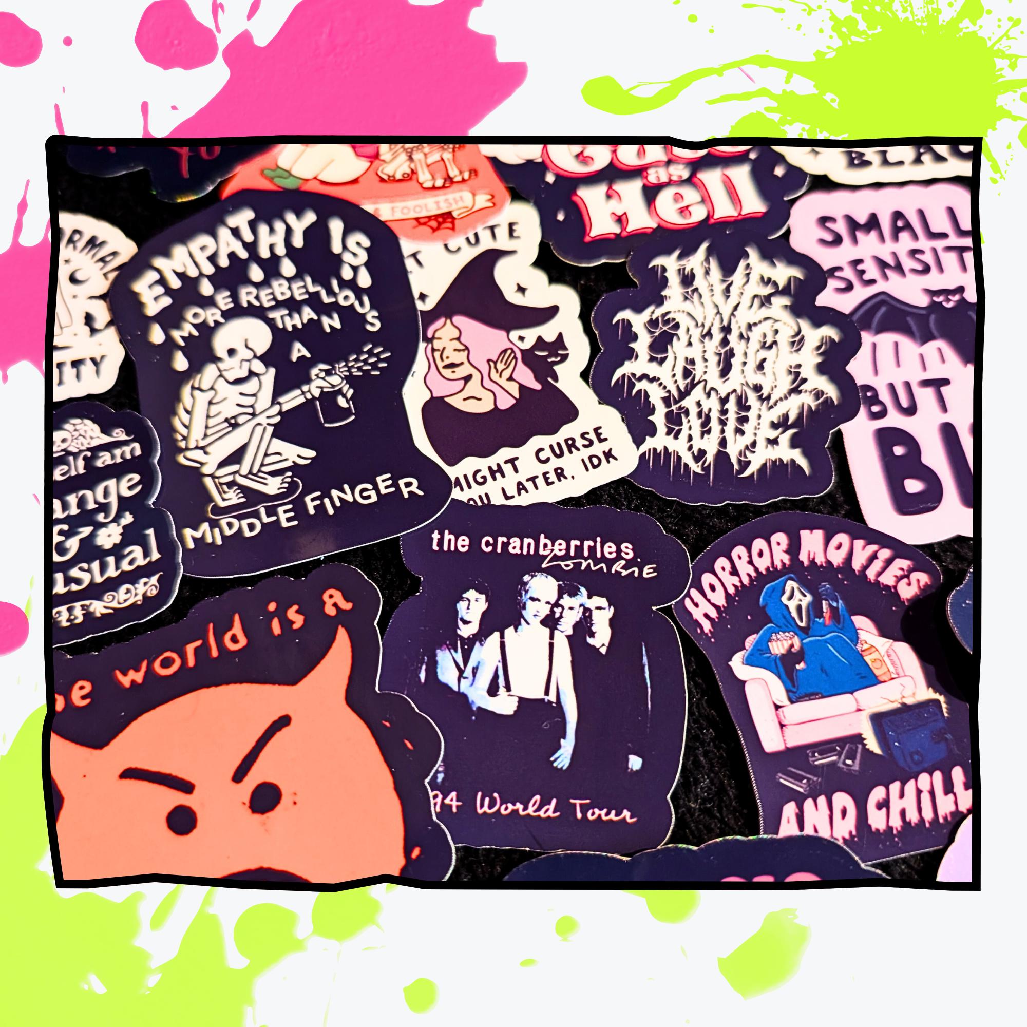 Spooky & Alt Mystery Sticker Pack | Elder Emo, Witchy Occult, True ...