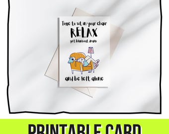 フィラデルフィアはいつでも晴れ - リラックス - 面白いテレビ番組のグリーティングカード、印刷可能なデジタルダウンロード、ファンギフト