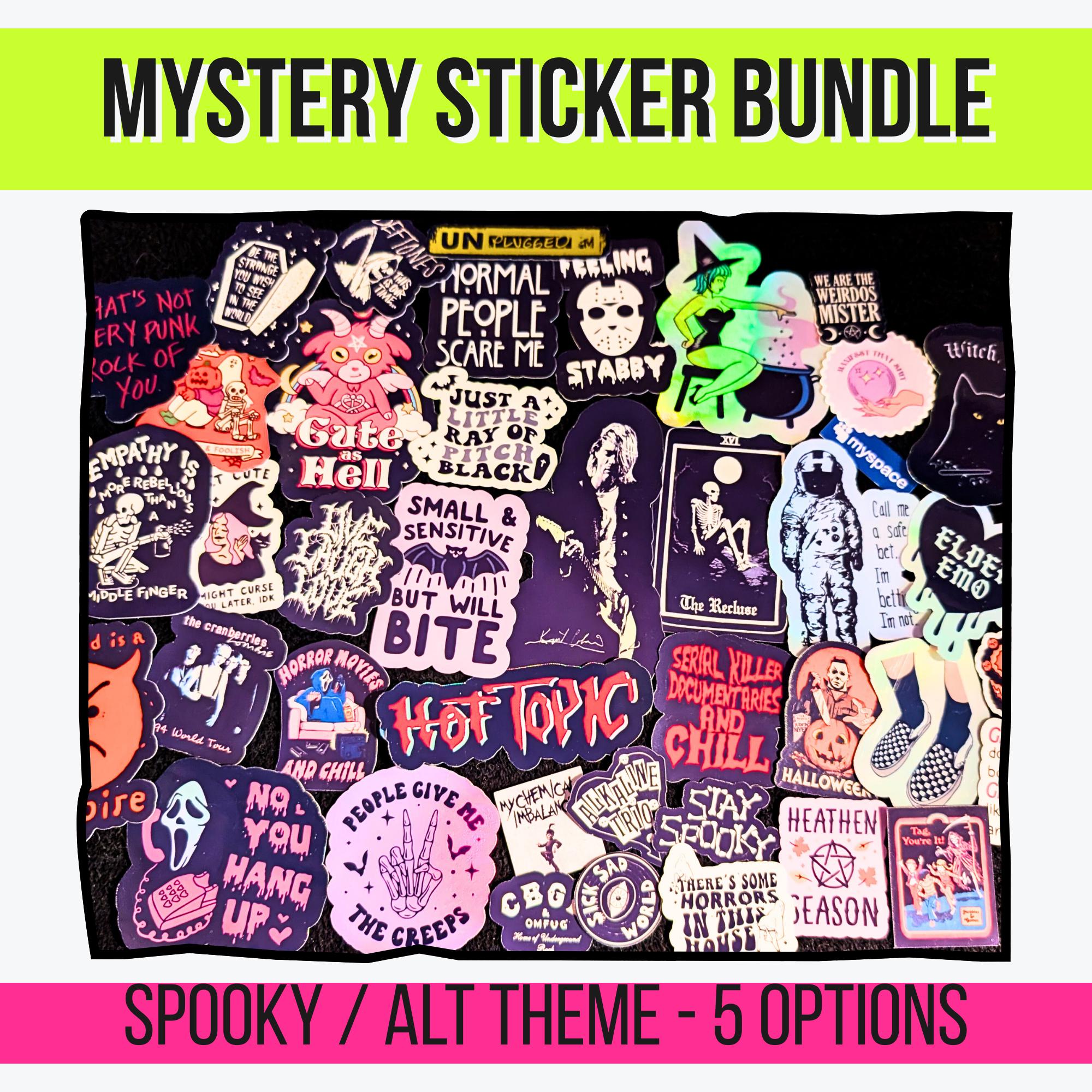 Spooky & Alt Mystery Sticker Pack | Elder Emo, Witchy Occult, True ...
