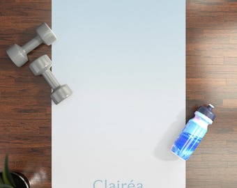 Clairea Yoga Mat, Non-Slip, Microfiber Suede Top, with Strap (24 x 70 in)