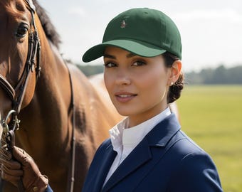 Gorra clásica de béisbol blanca estilo papá bordada de Polo Player