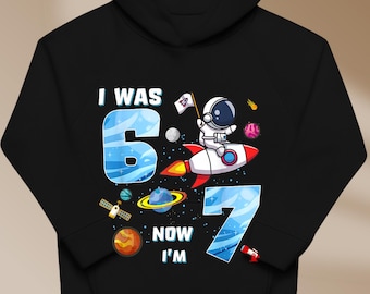 7th Birthday Astronaut PNG, Funny Meme Design (Digital Download)