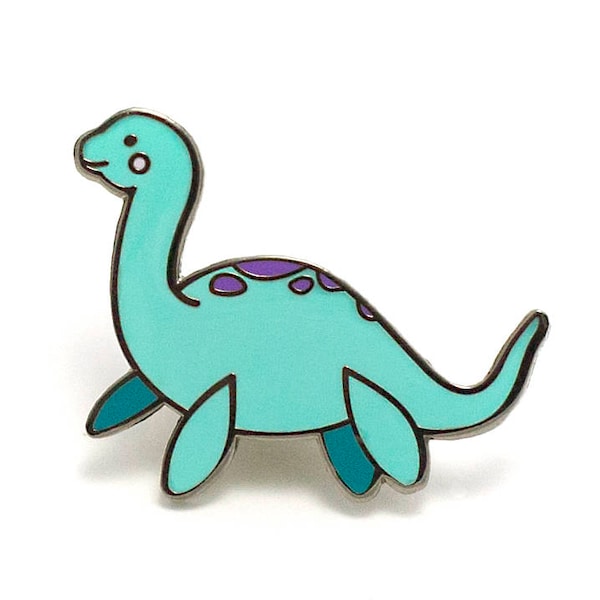 Loch Ness Enamel Pin - Hard Enamel Pin Cloisonné Nessie Lapel Pin Loch Ness Monster Pin Badge Loch Ness Kawaii Pin Loch Ness Brooch