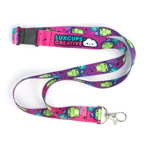 SALE Frog Magic Lanyard - Wizard Badge ID Frog Safety Lanyard Cute Lanyard Magician Breakaway Lanyard Amphibian Lanyard Toad School Lanyard