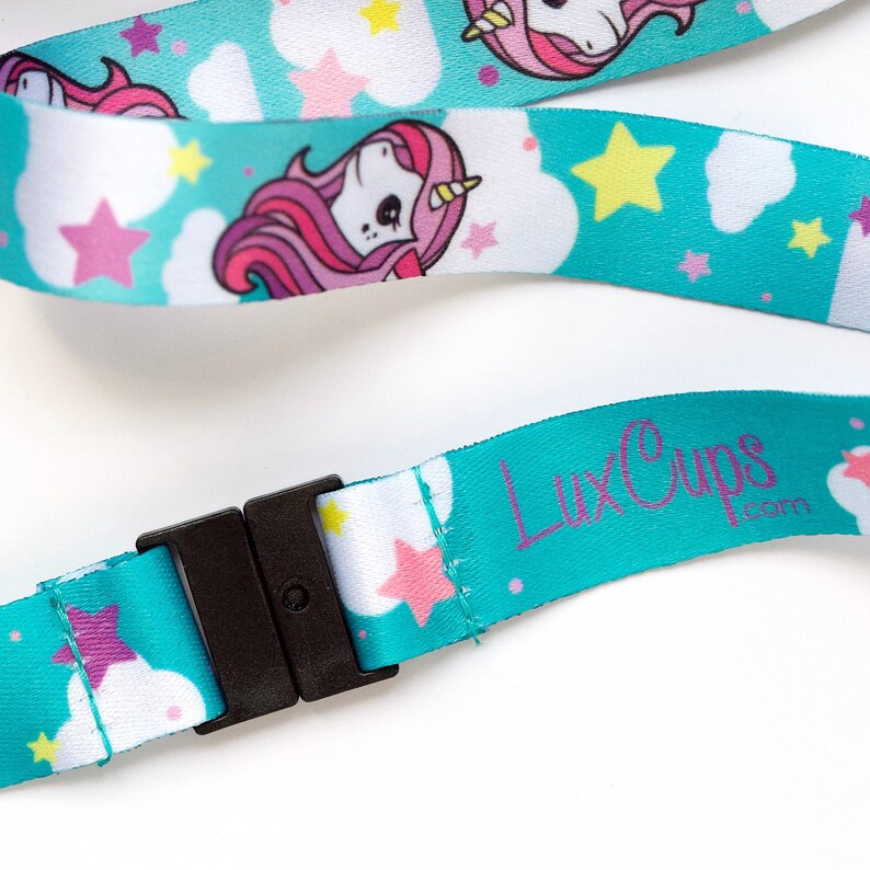 Kawaii Unicorn Lanyard Kawaii Accessory Lanyard Breakaway Etsy