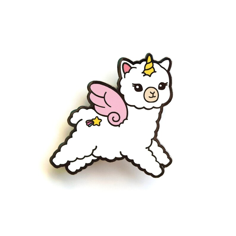 Alpacasus Pin Alpaca Pin Yarn Pin Pegasus Pin Knitting Pin Etsy