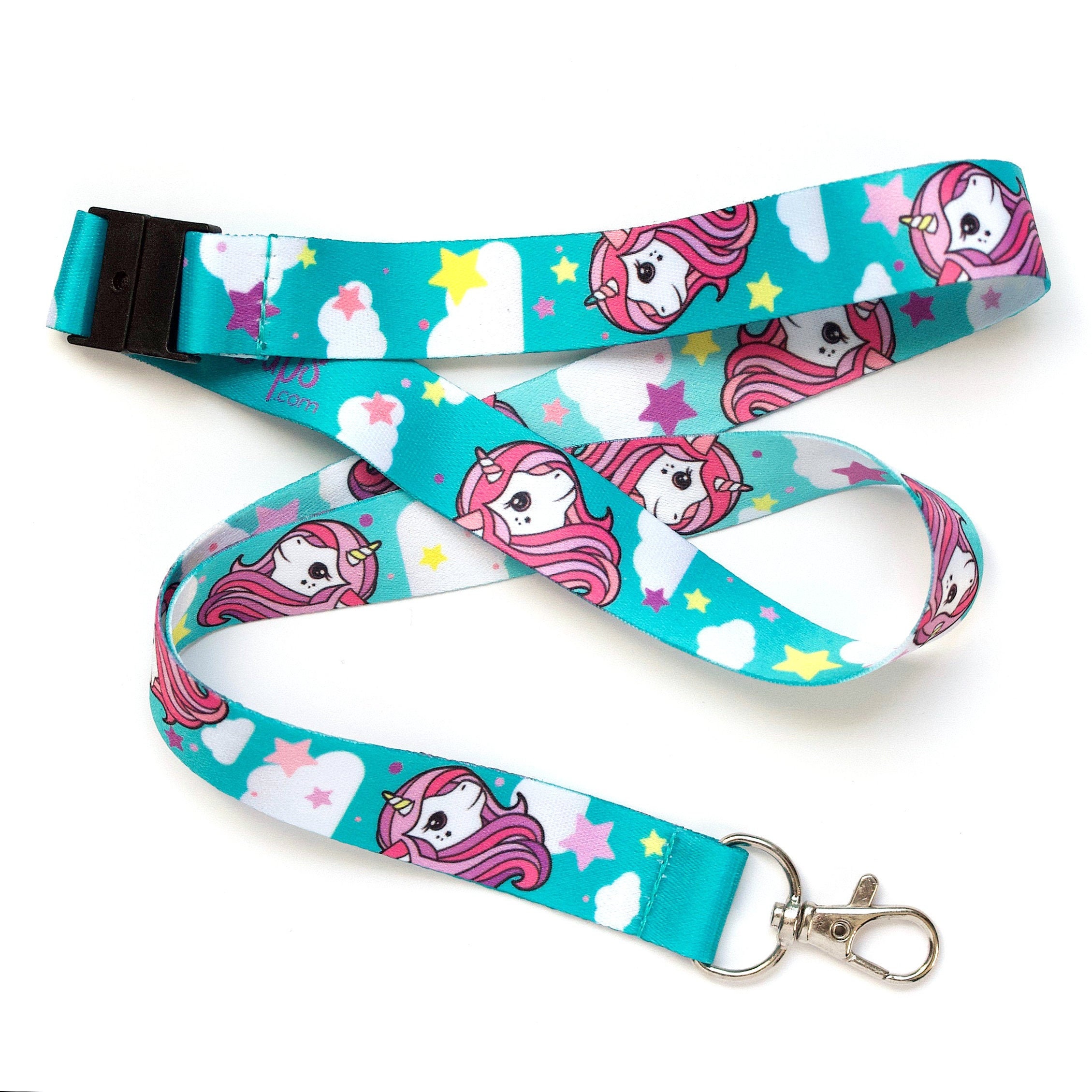Kawaii Unicorn Lanyard Kawaii Accessory Lanyard Breakaway Etsy