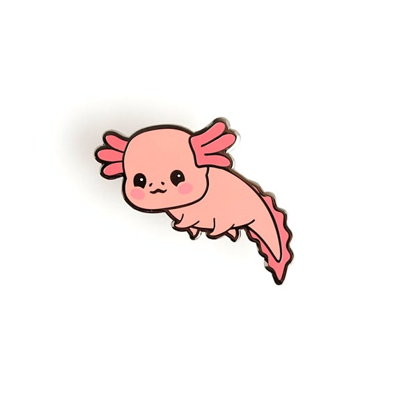 Axolotl Enamel Pin Hard Enamel Tiger Salamander Pin - Etsy
