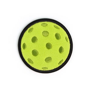 SALE Pickleball Patch Sticker - Adhesive Patch Pickleball Lover Applique Patch Embroidered Kawaii Racquet Sport Patch Dink Cute Jacket Patch
