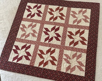 Rote Sterne Quilt