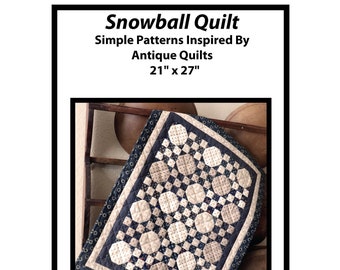 Snowball Quilt Pattern